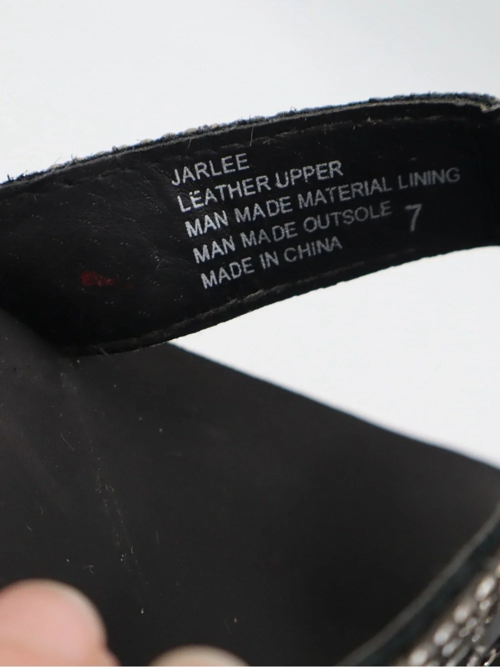 Yellow Box Black Rhinestone Toe-Post Sandals - Picture 5 of 7